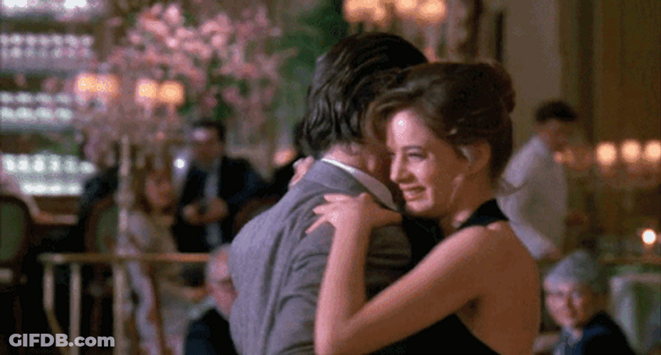 Al Pacino And Gabrielle Anwar Dancing GIF