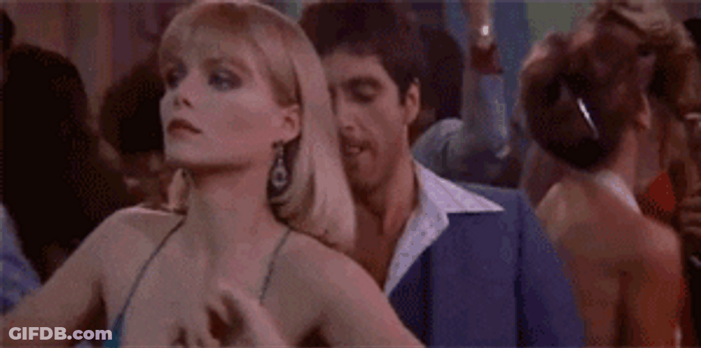 Al Pacino And Michelle Pfeiffer Dancing GIF