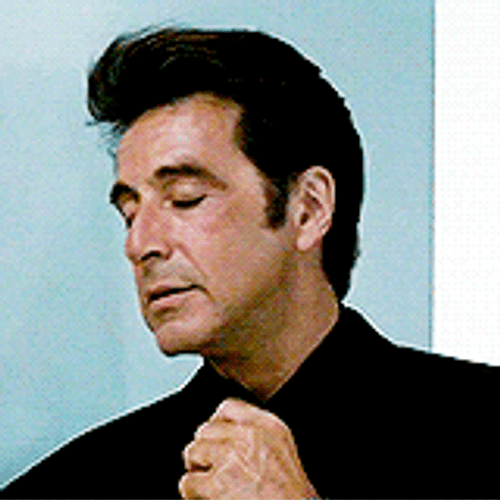 Al Pacino Chewing A Gum GIF