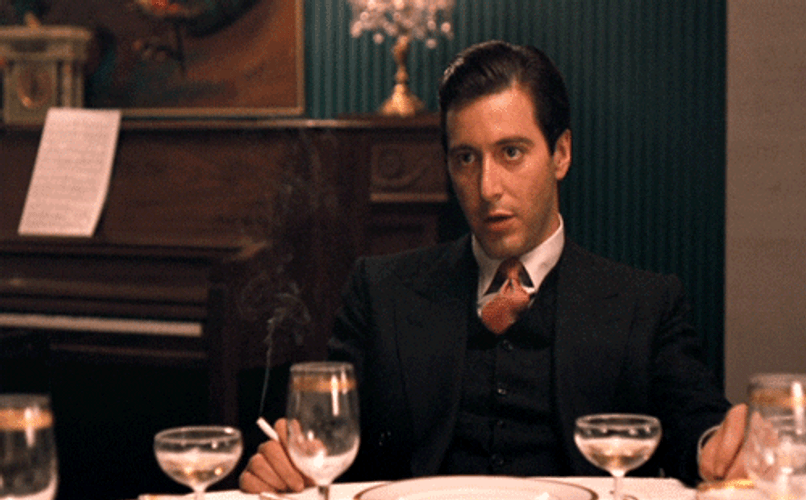 Al Pacino Moving Hand On Table GIF