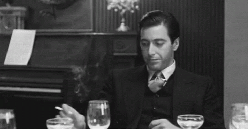 Al Pacino Picking Cards GIF