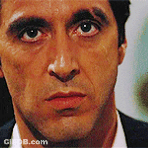 Al Pacino Seriously Staring GIF