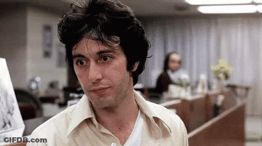 Al Pacino Staring GIF