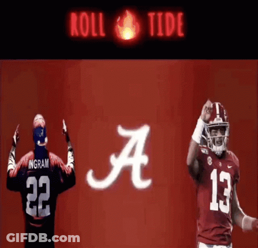 Alabama Crimson Roll Tide GIF