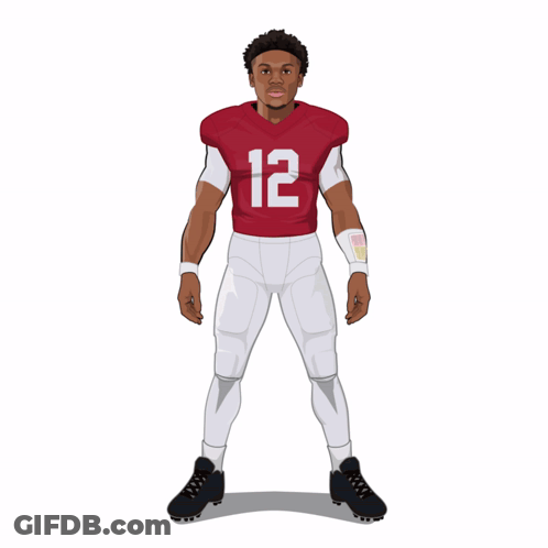 Alabama Football Player Number 12 GIF