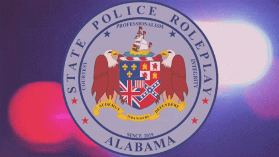 Alabama State Police Roleplay Logo GIF