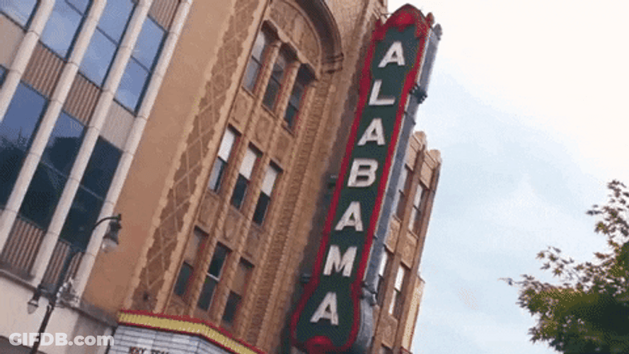 Alabama Theatre Street View GIF