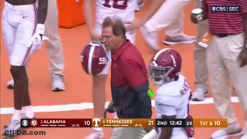 Alabama Vs Tennessee Football On CBS GIF