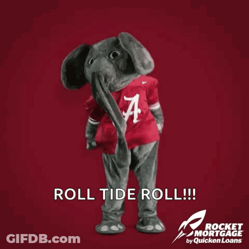 Alabama Wins Quicken Loans Mascot GIF