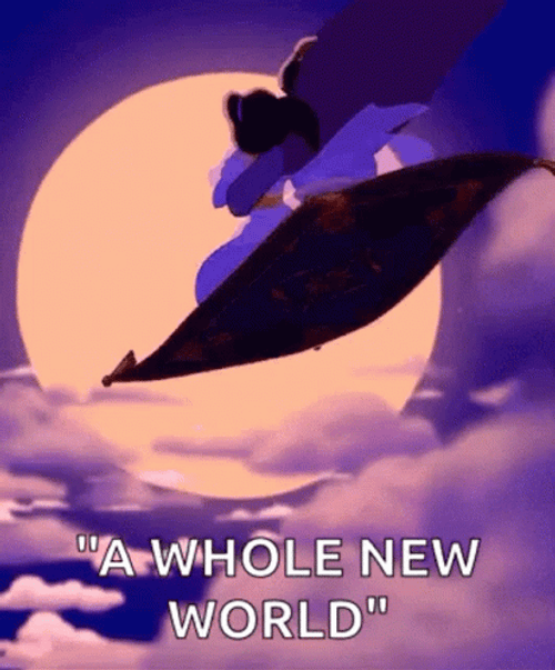 Aladdin A Whole New World GIF
