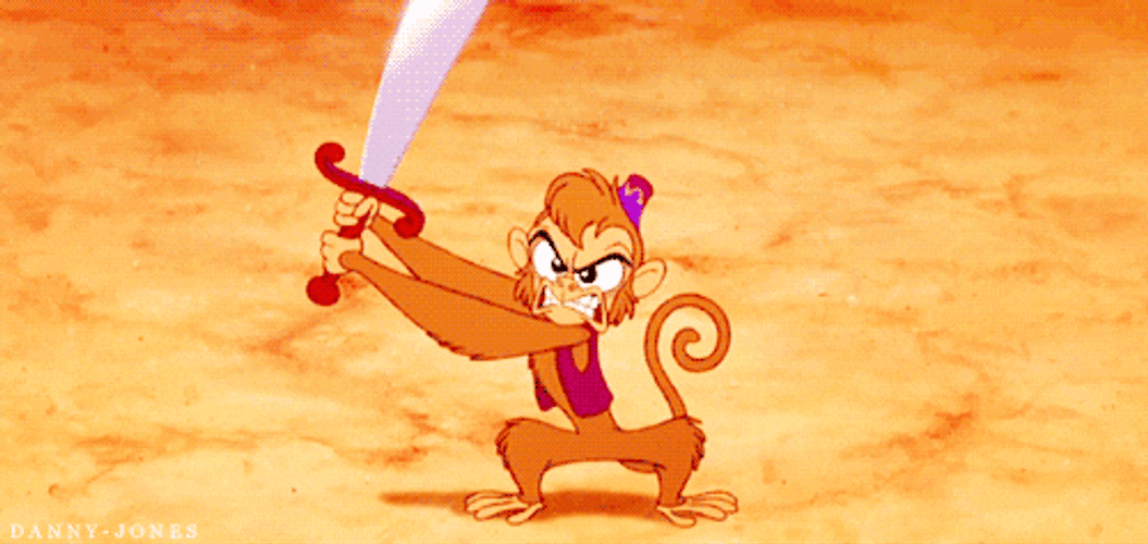 Aladdin Angry Abu GIF