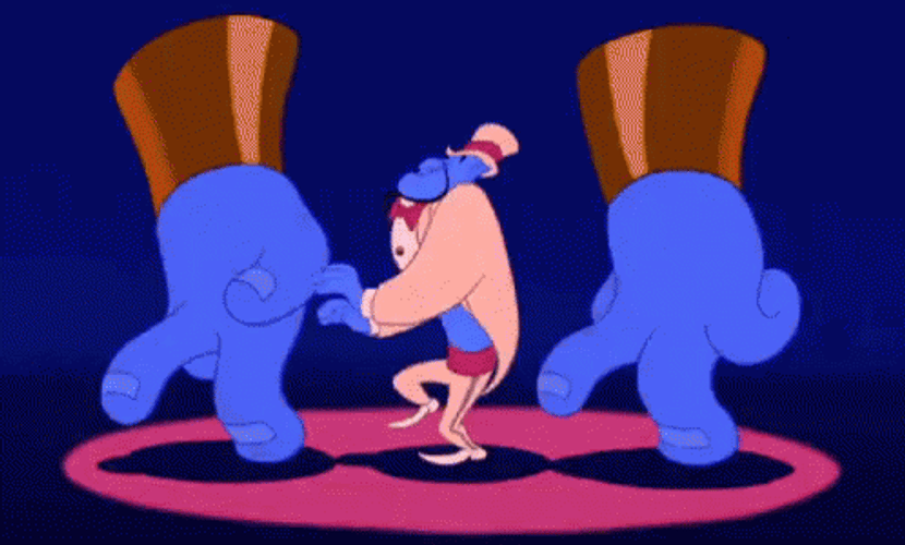 Aladdin Genie Hand Dance GIF