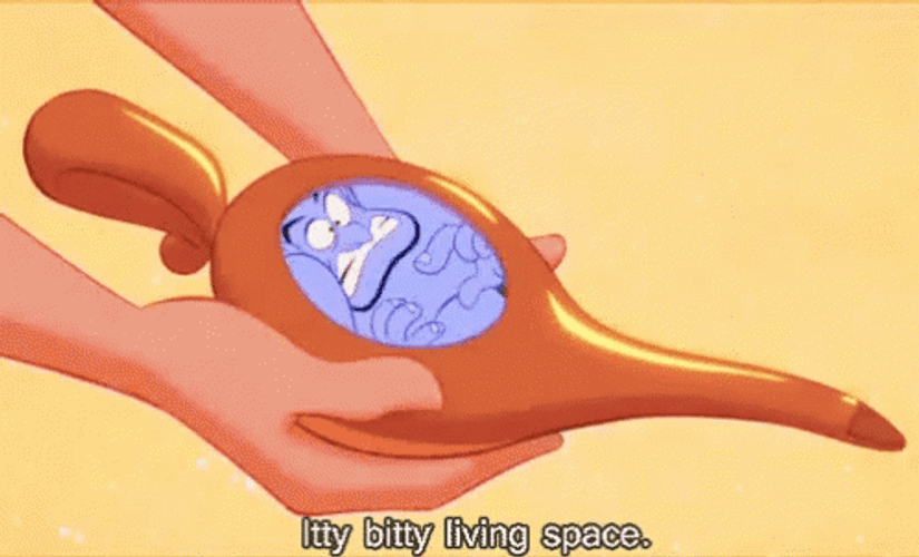 Aladdin Genie Inside The Lamp GIF