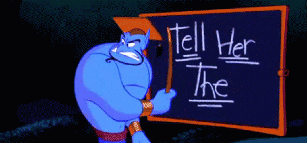 Aladdin Genie Tell The Truth GIF