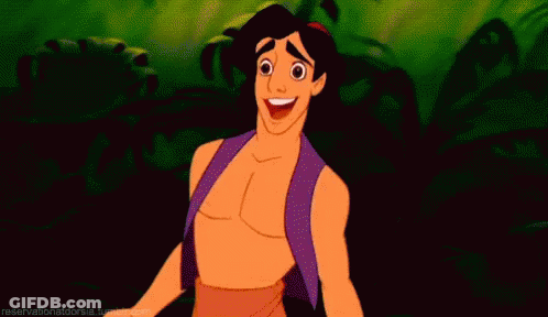 Aladdin Smiling GIF