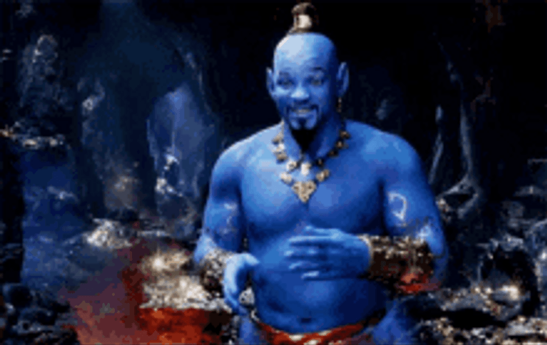 Aladdin Will Smith As Genie GIF