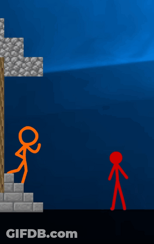 Alan Becker Disappointed Orange GIF