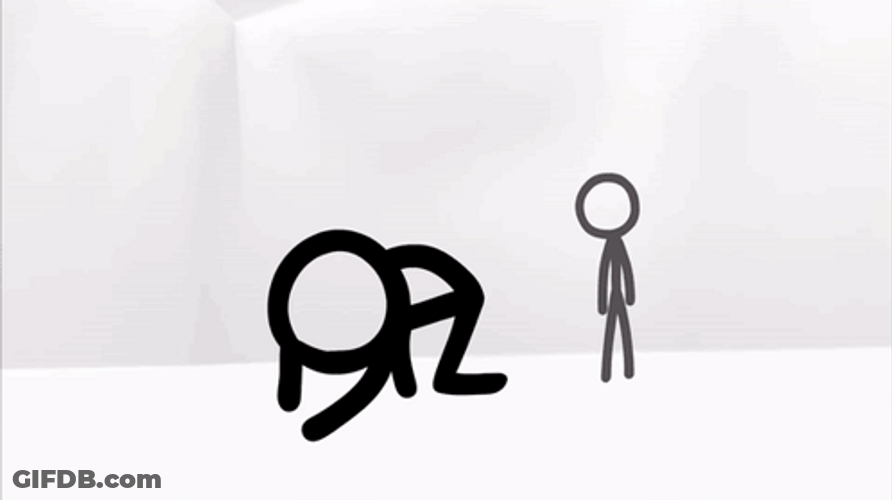 Alan Becker Laser Eyes GIF