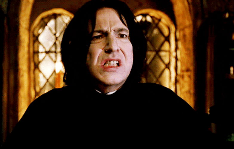 Alan Rickman Horry Potter Silence GIF