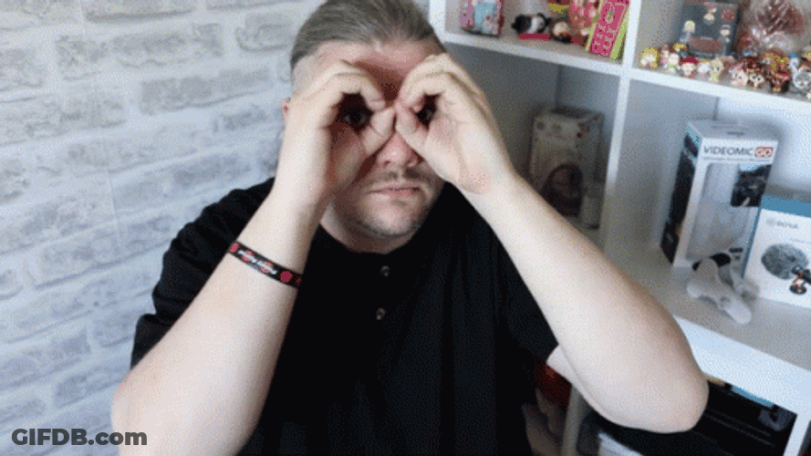 Alan Spicer Looking Around GIF