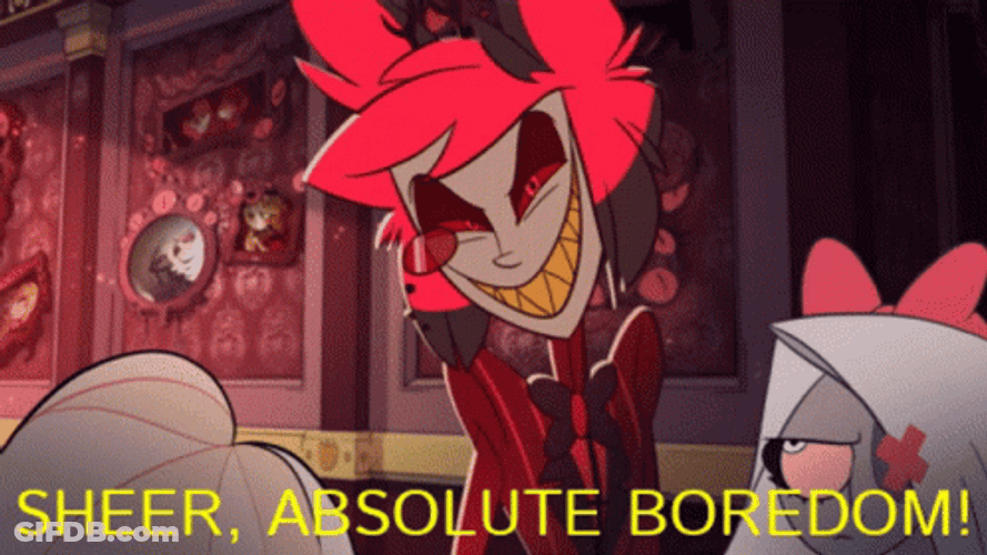 Alastor Absolute Boredom GIF