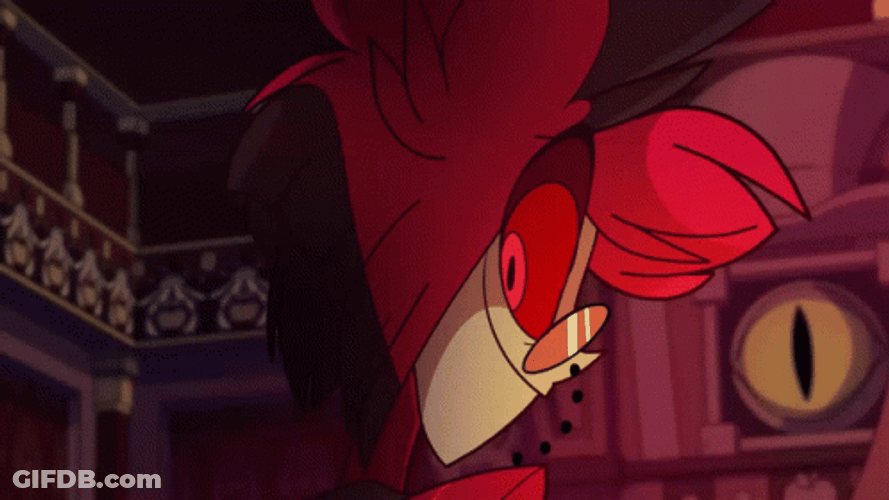 Alastor Chilling Smile GIF