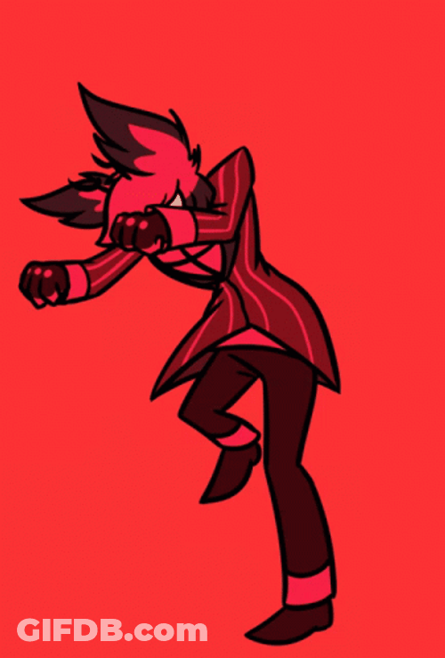 Alastor Cute Dance Moves GIF