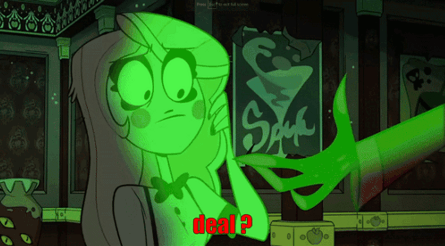 Alastor Hazbin Hotel Deal GIF