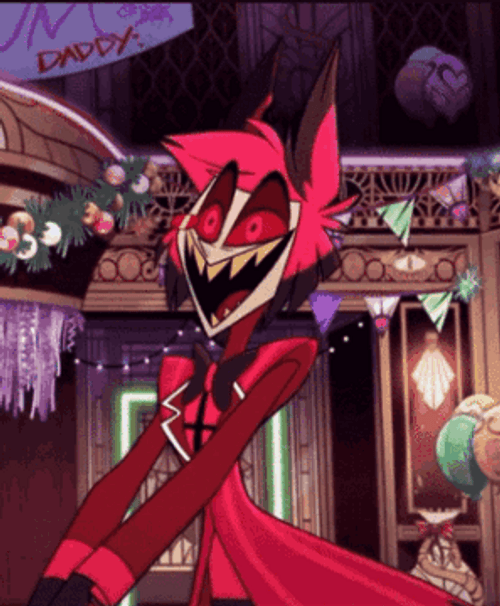 Alastor Hazbin Hotel Haha GIF