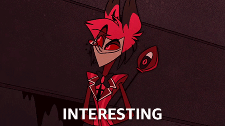 Alastor Hazbin Hotel Interesting GIF