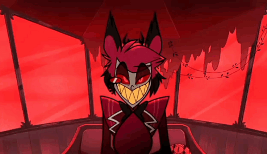 Alastor Hazbin Hotel Panic Room GIF