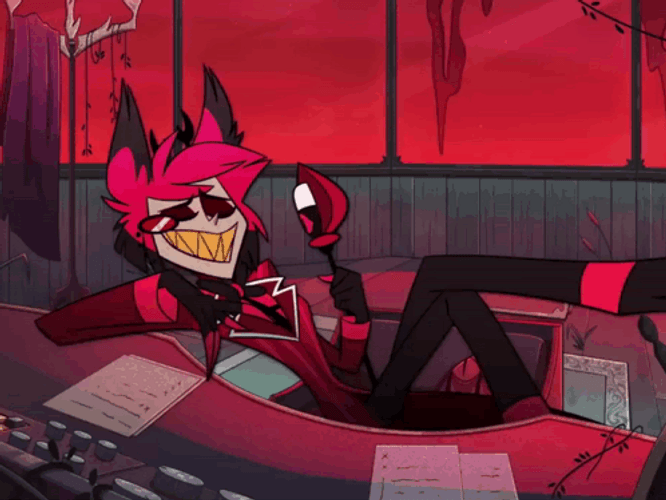 Alastor Hazbin Hotel That's The Tea GIF
