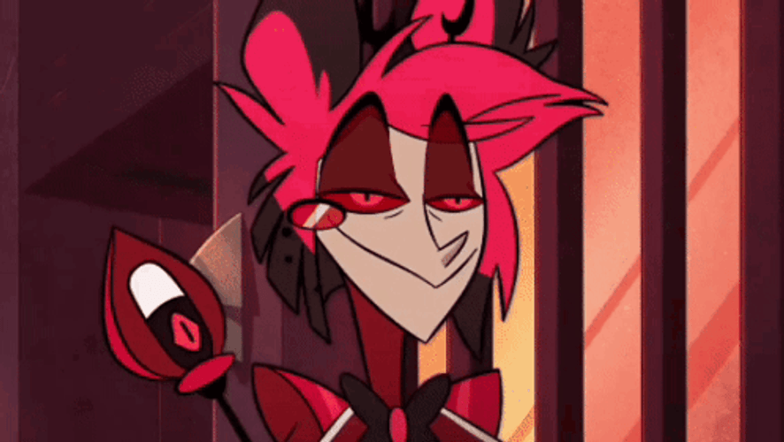 Alastor Hazbin Hotel Walking Calmly GIF