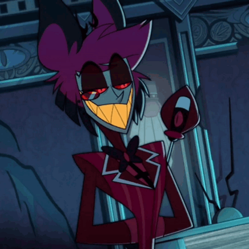 Alastor Hazbin Hotel Wide Smile GIF