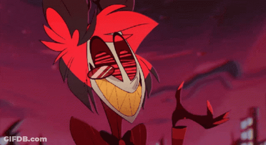 Alastor Shifting Scenery GIF