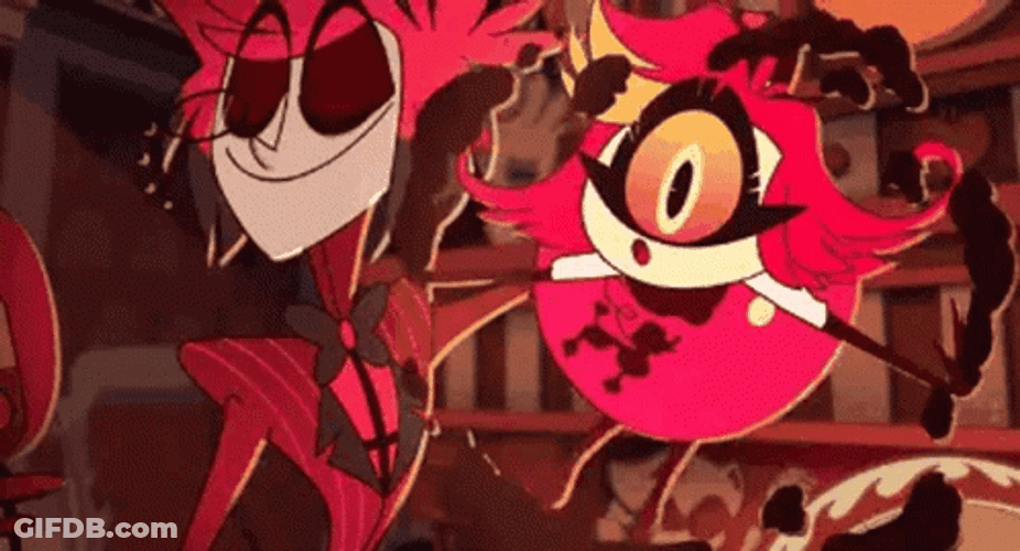 Alastor Smiling Devilishly GIF