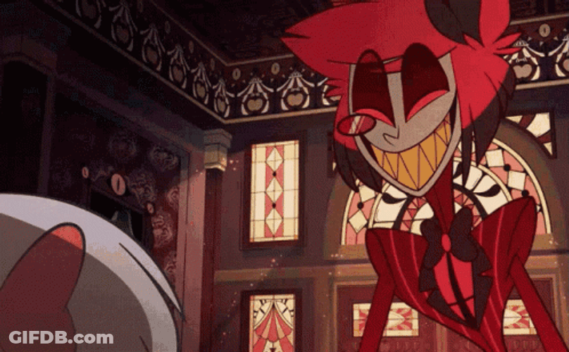 Alastor Terrifying Laugh GIF