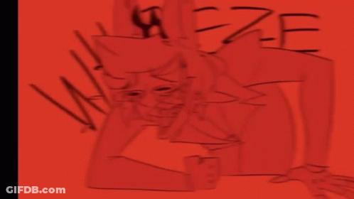 Alastor Wheeze GIF