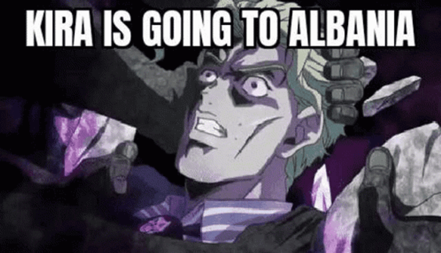 Albania Kira JoJo Anime GIF