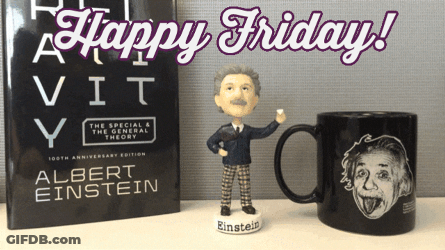 Albert Einstein Science Birthday GIF