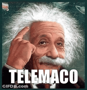 Albert Einstein Telemaco GIF