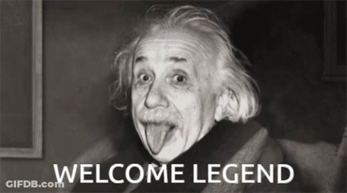 Albert Einstein Tongue Out Funny Face GIF
