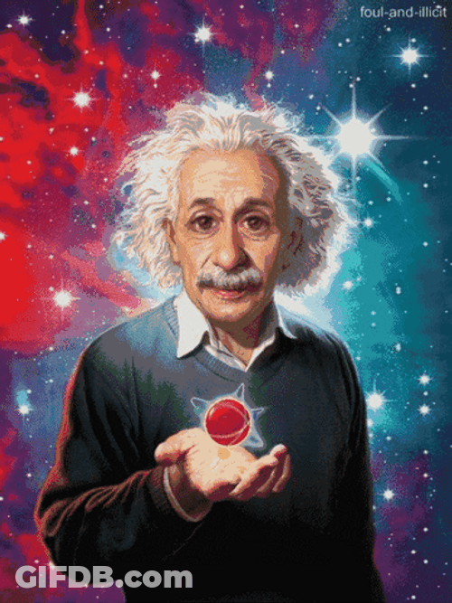 Albert Einstein Universe Physics GIF