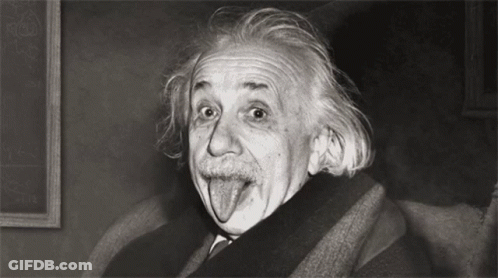 Albert Einstein Use This Every Once In A While Jim GIF