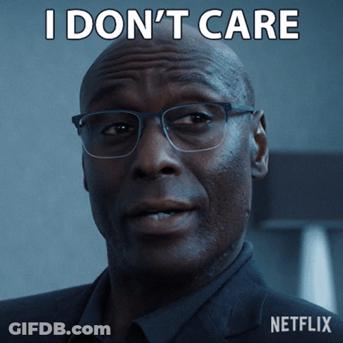 Albert Wesker Don't Care GIF