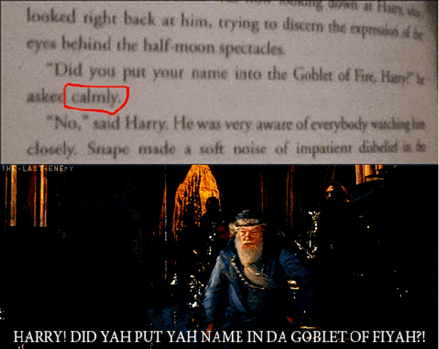 Albus Dumbledore Asked Calmly GIF