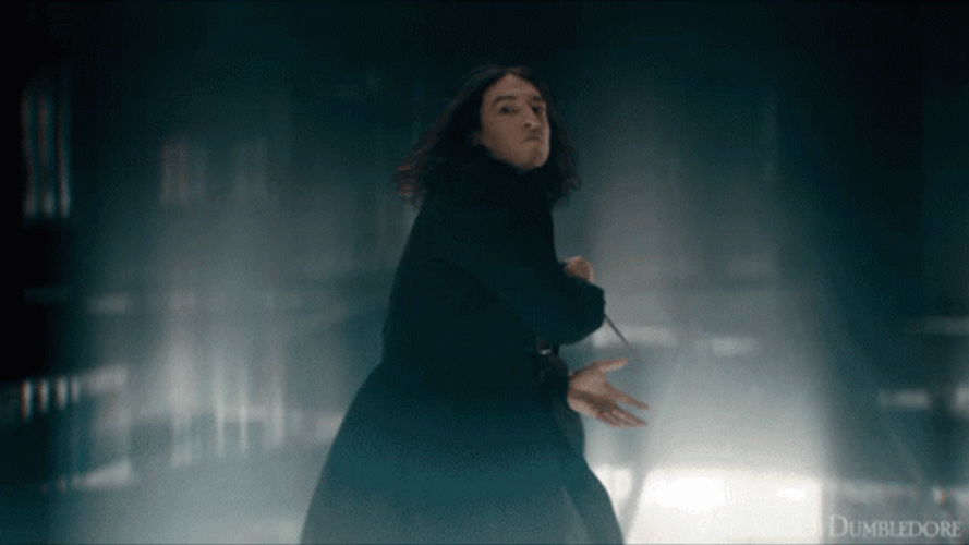 Albus Dumbledore Blocking Attack GIF