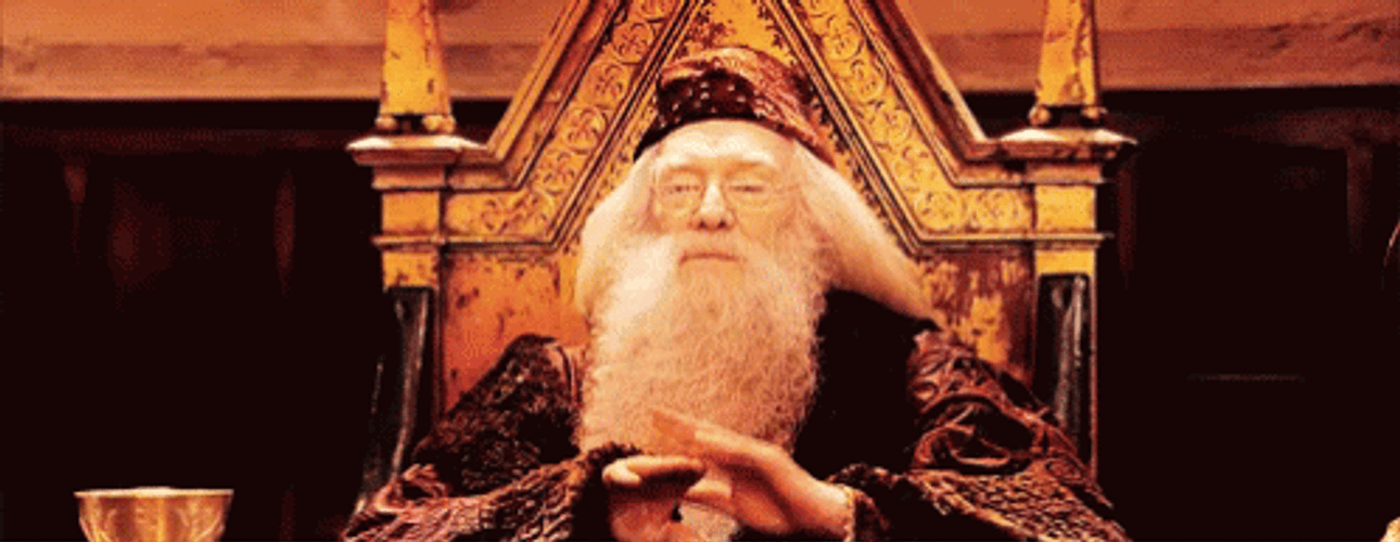 Albus Dumbledore Clapping GIF