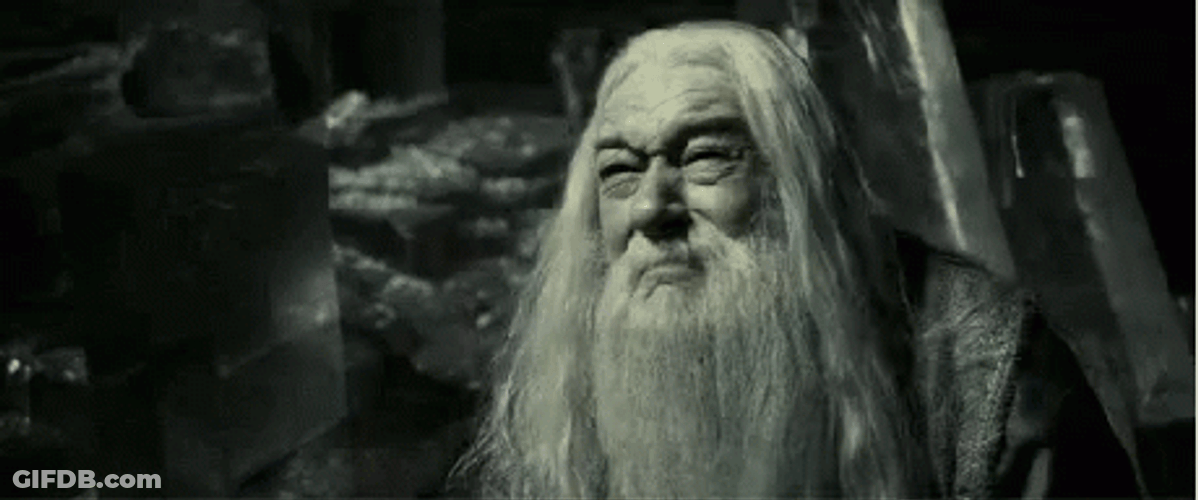 Albus Dumbledore Shake His Head GIF