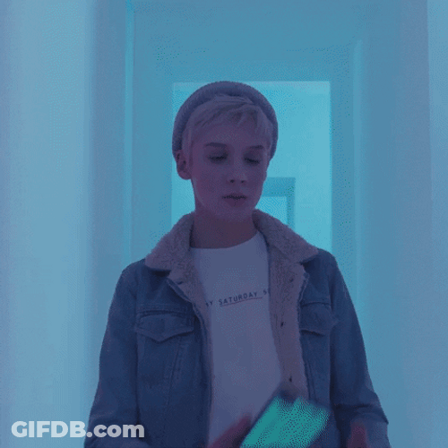 Alcatel Flaunt Aesthetic Neon Ad GIF